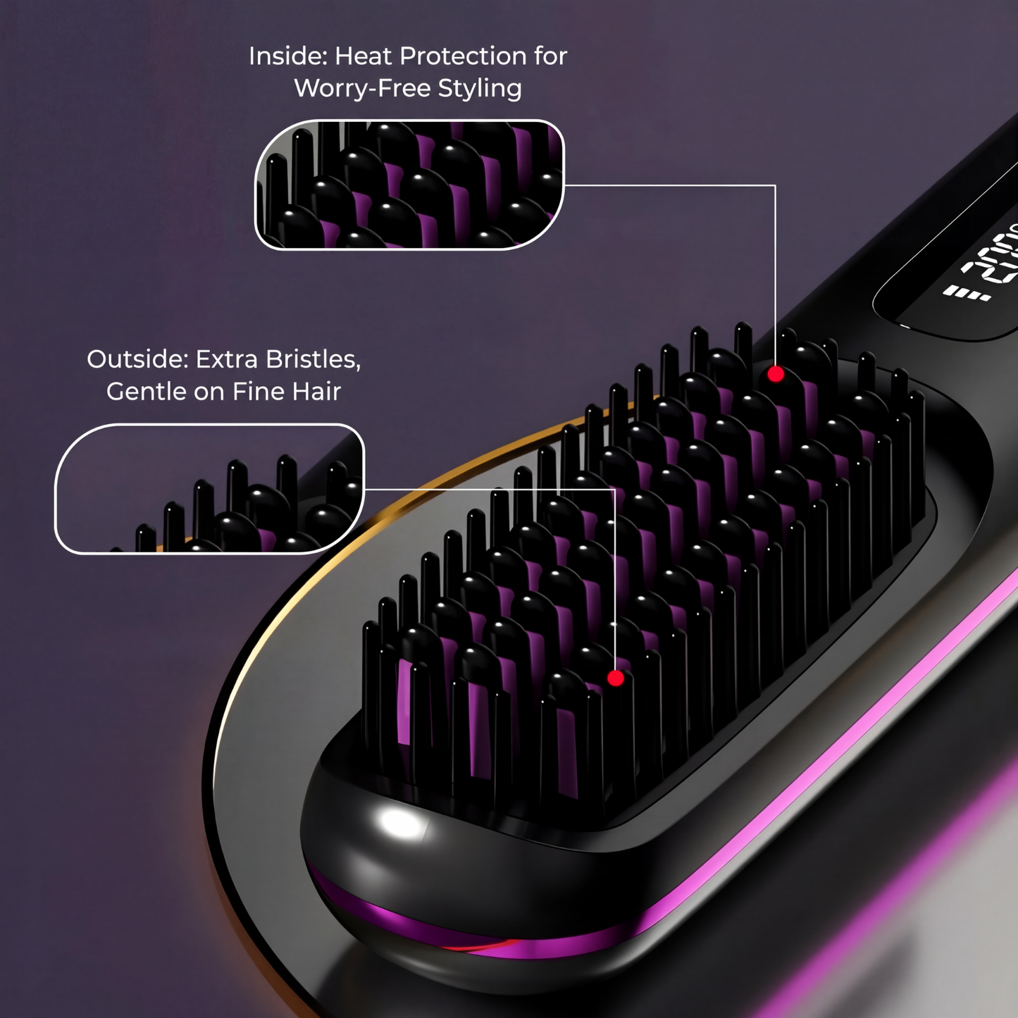 Gobrush Pro (Numoya) Smooth, styled hair in under 5 minutes