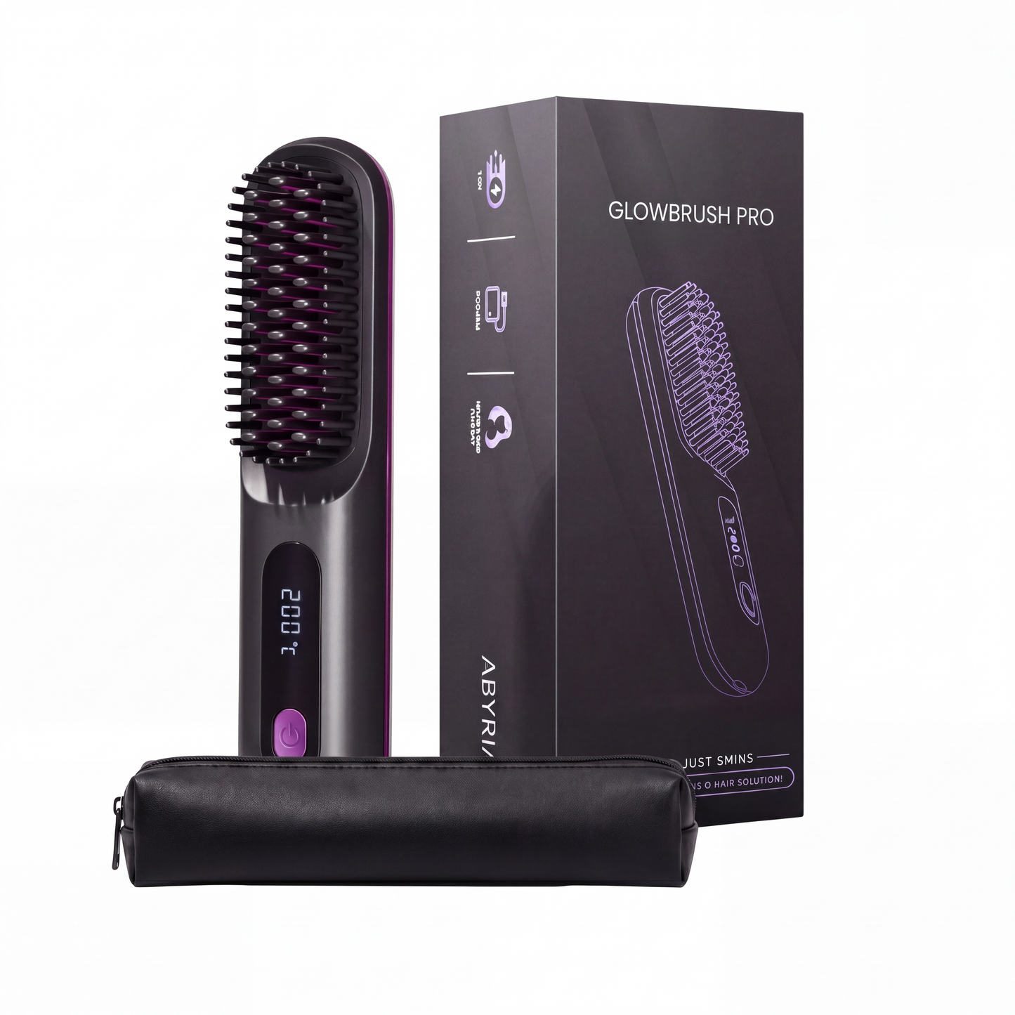 Gobrush Pro (Numoya) Smooth, styled hair in under 5 minutes