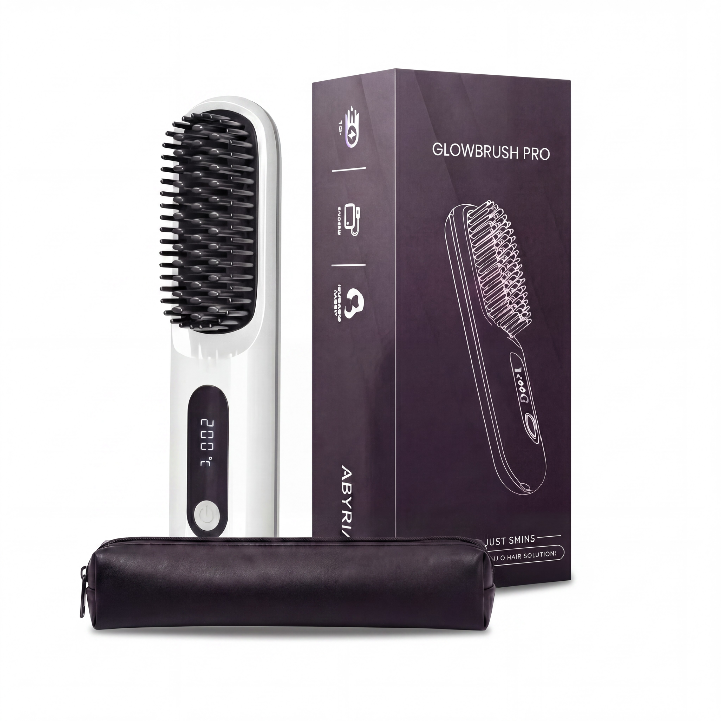 Gobrush Pro (Numoya) Smooth, styled hair in under 5 minutes