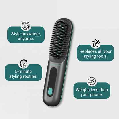 Gobrush Pro (Numoya) Smooth, styled hair in under 5 minutes
